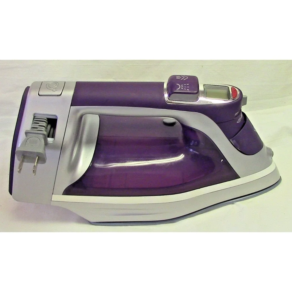 Hamilton Beach 19902R 1700W Digital Iron with Retractable Cord - Purple